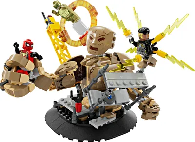 Produktbild von LEGO Marvel Spider-Man vs. Sandman: Showdown, Superhelden-Spielzeug mit Figuren inkl. Lizard und Electro, Bauspielzeug für Rollenspiele, Geschenk für actionbegeisterte Jungs und Mädchen 76280