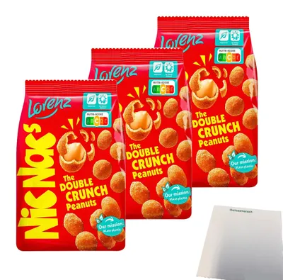 Produktbild von Lorenz Nic Nac's Original 3er Pack (3x110g Packung) + usy Block