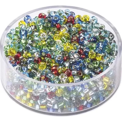 Produktbild von KNORR PRANDELL 213203999 Bö Rocailles Ø 25 mm Glas bunt gemischt