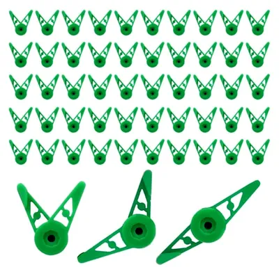 Produktbild von 50 Stück Pflanzenbieger Clips, 360° Verstellbare Pflanzenclips, Low Stress Training Clips für das Biegen von Pflanzenstämmen und Ändern der Wuchsrichtung (Grün)