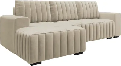 Zdjęcie produktu dla MIRJAN24 Narożnik Kenozi, zestaw wypoczynkowy, narożnik z funkcją spania, sofa w kształcie litery L (kolor: Manila 02, bok: prawy)