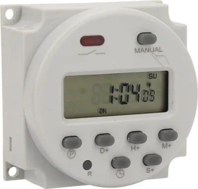 Zdjęcie produktu dla Mały 7-dniowy programowalny cyfrowy wyłącznik czasowy 1S~168h 5VA (110V AC)