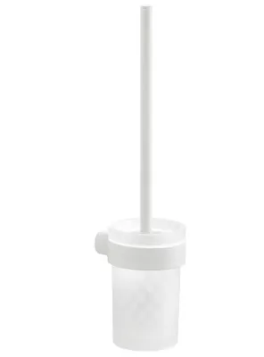 Obrázok produktu pre Závesná WC kefa PIRENEI, matné sklo, matná biela