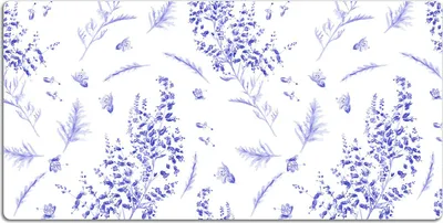 Produktbild von Schreibtischmatte Tischunterlage 120x60 cm Mauspad - Aquarell-Lavendel.