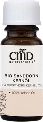 Produktbild von Sanddorn Kernöl Hautpflegeöl 10 ml, unraffiniert & vegan für trockene Haut