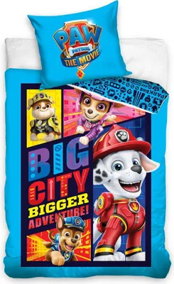 Immagine prodotto di PAW Patrol Bettbezug Big City Blau - 140 x 200 cm - Baumwolle