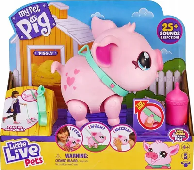 Produktbild von Interaktive Spielzeugschweinchen Little Live Pets rosa ab 4 Jahren