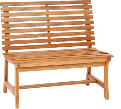 Produktbild von Dehne Gartenbank Holzbank Paisley, 2-Sitzer, ca. 105 x 95 x 63 cm, FSC®-es Akazienholz, geölt, natur