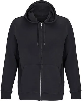 Obrázok produktu pre SOLs 04237 | Uni mikina s kapucňou Calipso Uni bunda s kapucňou - farba: čierna - veľkosť: 3XL