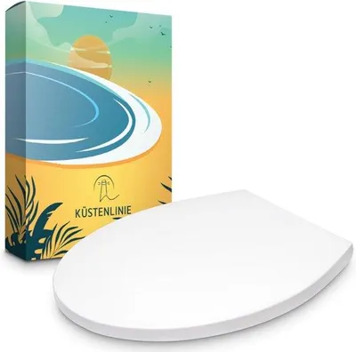 Produktbild von Famanu WC-Sitz mit Softclose-Mechanismus - Oval, Weiß, Universell