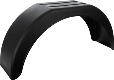Obrázek produktu pro DOMAR D20130 Jednostranný blatník 14–15 palců z plastu pro přívěsy osobních automobilů, rozměry 790 × 220 mm, jako pevný černý podběh
