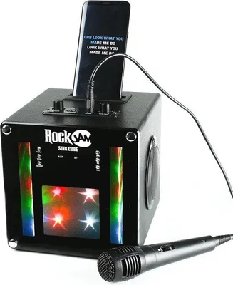 Obrázok produktu pre Bezdrôtový karaoke systém s 2 mikrofónmi a LED osvetlením