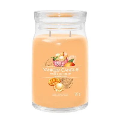 Produktbild von Yankee Candle Mango Ice Cream Signatur Kerze 567 g