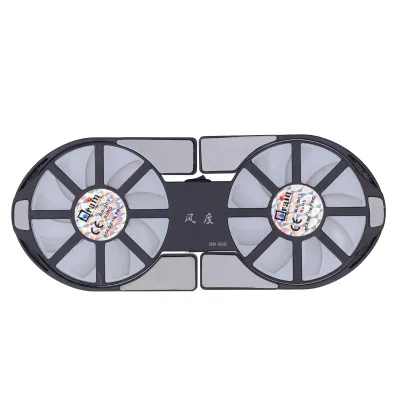 Obrázok produktu pre Skladací chladiaci podstavec pre notebook 4Color s dvojitým ventilátorom a veľkým prietokom vzduchu (čierny)