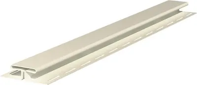 Produktbild von VILO Fassadenpaneel-Verbinder SV-19 - H-Profil für Siding und Dachuntersicht - Länge 3,05 m - Witterungsbeständig - PVC - 1 Stück - Beige