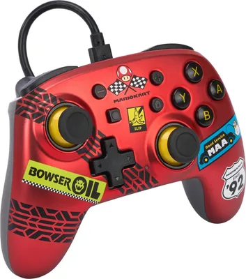 Obrázok produktu pre PowerA NSGP0124-01, Gamepad, Nintendo Switch, Analógový, Kábel, USB, Micro-USB