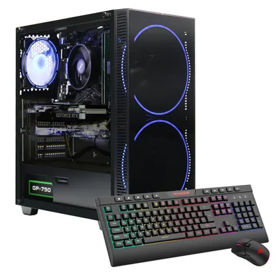 Produktbild von GAMEMAX Gaming-PC Black Hole 7786 Ryzen 7 5700X 32GB RAM 1TB SSD RTX 5060Ti (16GB) Windows 11