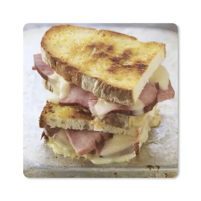 Produktbild von MuchoWow® Mauspad Mousepad Turm der Sandwiches 20x20 cm - Mousepads - Maus Mat - Pad - Mausunterlage - Desk Mat - Bureauartikeln