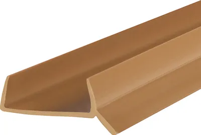Produktbild von STEIGNER Küchenleiste Abdichtungsprofil für Küchensockel 18mm / 19mm, 1,5m Dichtprofil BRAUN
