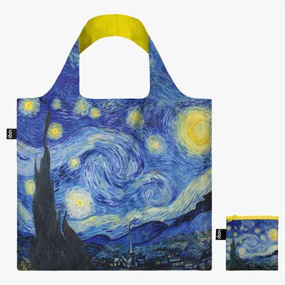 Immagine prodotto di Borsa LOQI, design di Vincent van Gogh, "La notte stellata"