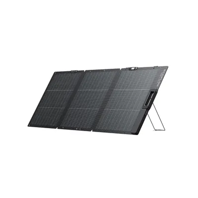 Produktbild von EF EcoFlow 160 W Leichtes Tragbares Solarpanel, bifaziales Design, N-Typ Solarzelle, bis zu 25 % Wirkungsgrad, Standfuß, integriertes XT60-Kabel