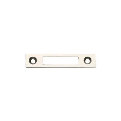 Produktbild von Schließblech Flachschließblech rund ø 60x12mm Möbelschließblech Stahl vernickelt