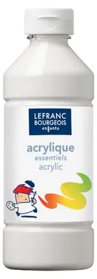 Produktbild von Acrylfarbe Liquid-Acrylic von ColArt Weiß 500 ml