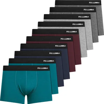 Produktbild von Herren-Boxershorts im 10er-Set, aus Baumwolle mit Elasthan