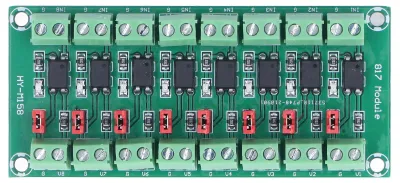 Zdjęcie produktu dla Płytka izolacyjna z optycznym separatorem, 8-kanałowy sterownik, izolowany moduł fotoelektryczny 817, 3,6–30 V