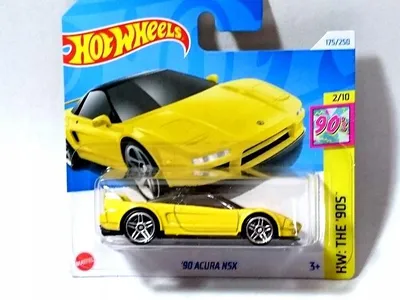Produktbild von Hot Wheels '90 Acura NSX Gelbes Metallmodell