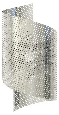 Obrázek produktu pro Spirálová nástěnná lampa z chromované oceli
