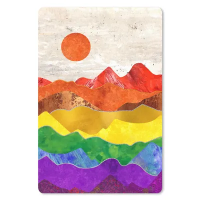 Produktbild von MuchoWow® Mauspad Mousepad Regenbogen - Stolz - Schwul 18x27 cm - Mousepads - Maus Mat - Pad - Mausunterlage