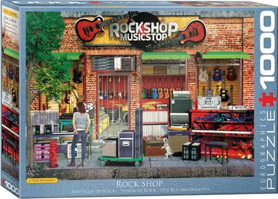 Produktbild von 1000 Teile Puzzle Der Musikladen Rockshop