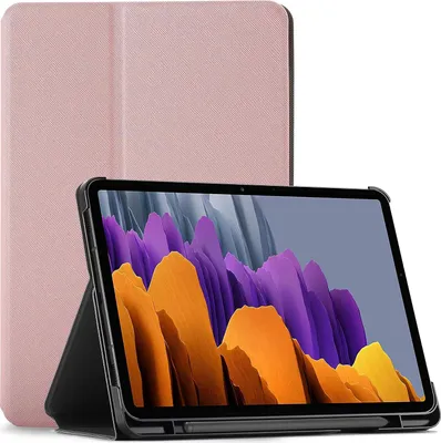 Obrázok produktu pre Puzdro pre Samsung Galaxy Tab S7, ružové, magnetické, skladacie, s klopou