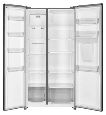 Produktbild von Side by Side Kühlschrank Gefrierkombi Wasserspender Inox Look 178 cm Respekta