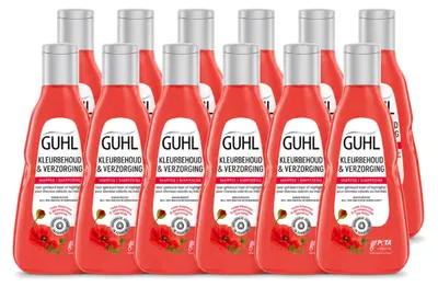Produktbild von 12 x Guhl Farbschutz & Pflege Shampoo - 250 ml - Vorteilspackung - 12 Stücke