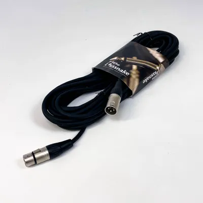 Produktbild von Thomann SM10BK, 10 m, 3‑poliges Mikrofonkabel, geschirmt, robustes schwarzes Kabel