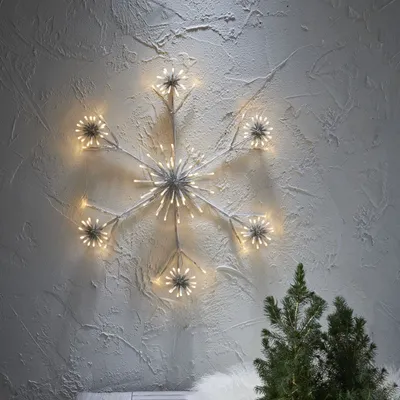 Produktbild von LED-Silhouette 'Flower Snowflake', Schneeflocke