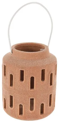 Produktbild von Laterne für Kerze, Metallgriff, 10 x 13 cm