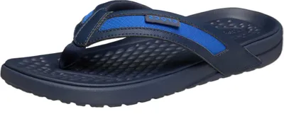 Produktbild von Crocs Herren Yukon Sport Flip Flop, Blue Bolt/Navy, 42 EU, Blue Bolt Navy, 42/43