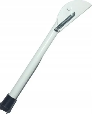 Produktbild von Torhalter Torstopper Türhalter Türstopper Türfeststeller Tor Stopper Länge 15cm Ø14mm-Weiß