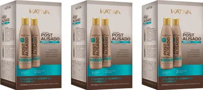 Produktbild von Set 2 zur Anwengung nach der Keratin-Haarglättung 3x500 ml