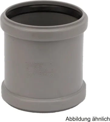 Produktbild von HT Überschiebemuffe Ø 75 mm, mit beidseitiger Steckmuffe