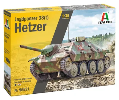 Jagdpanzer 38(t) Hetzer, 1:35, Plastikmodellbausatz, 18,2 cm