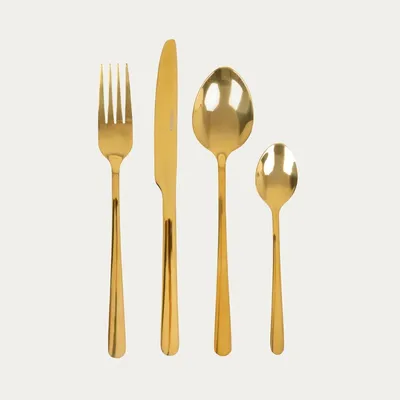 Produktbild von HOMLA Besteckset B2LUGANO gold 24 tlg.