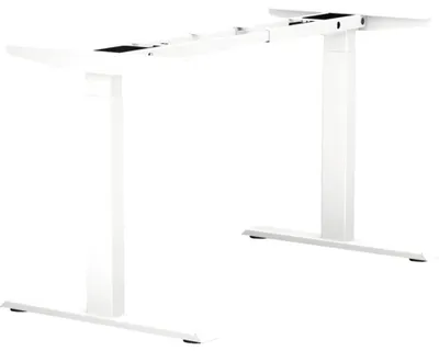 Produktbild von Tischgestell E-MORE 2-stufig elektrisch höhenverstellbar 700-1200 mm weiß 2 Motoren