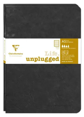 Immagine prodotto di Clairefontaine – Taccuino A5 a righe, 96 pagine, 90 g, sigillo nero, 2 pezzi