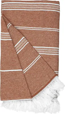 Produktbild von The One Towelling® T1-RHAM | Recycled Hamam Towel - 100 x 180 cm - Farbe: Rust Orange - Größe: 100 x 180 cm