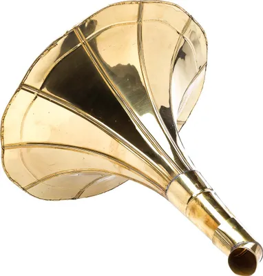 Produktbild von Megaphon Megafon Sprachrohr Messing goldfarben 40cm Antik Stil