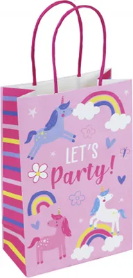Produktbild von Eurowrap - Einhorn Partytüten 6er-Pack SG38009 (Einheitsgröße) (Pink/Bunt)